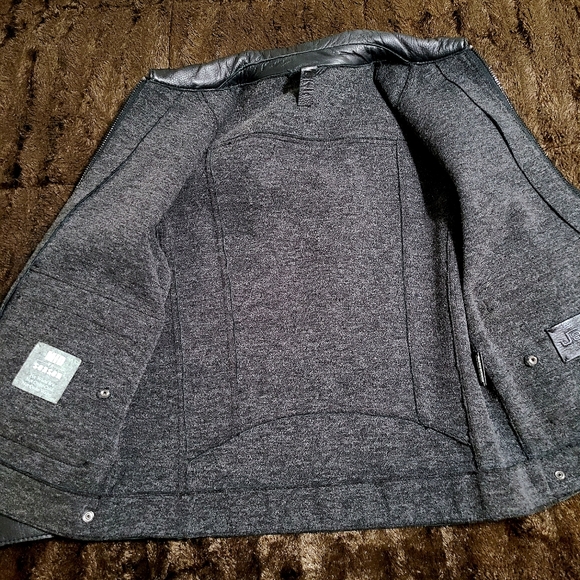 Collar Leather Jacket - Picture 4 of 5